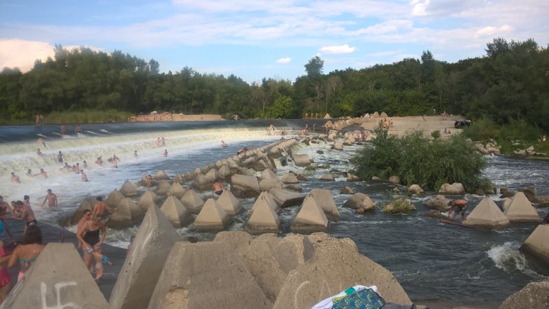 Волнорезы на реке Иргиз