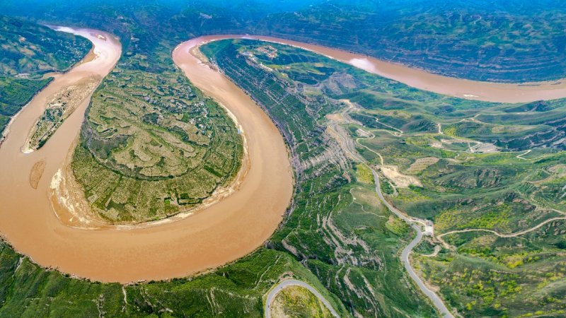 Китай река Хуанхэ
