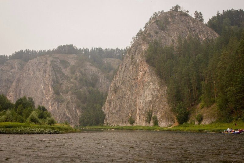 Река белая Уфа сплав