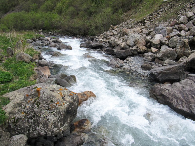 Горная река Фиагдон