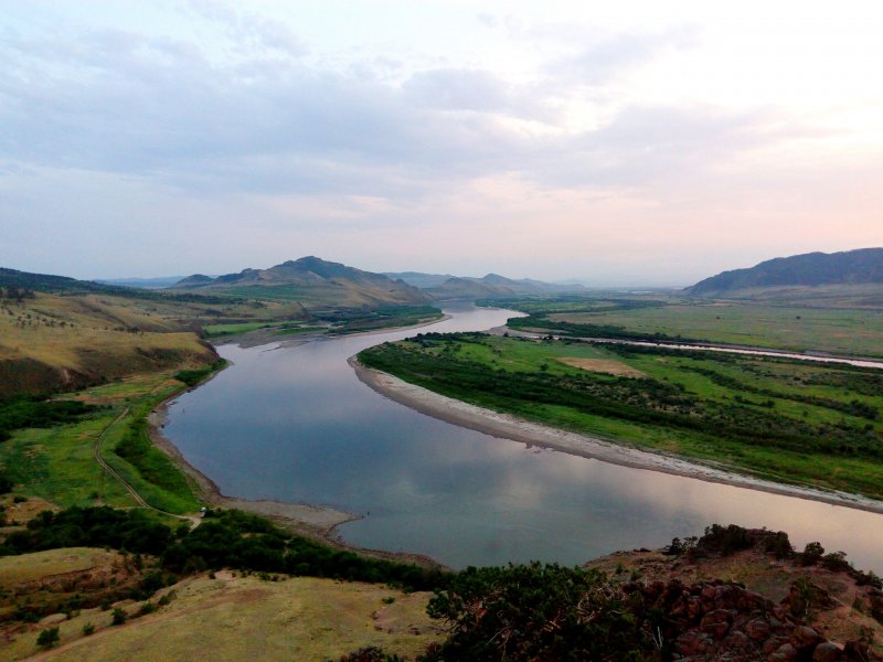 Река Селенга Монголия