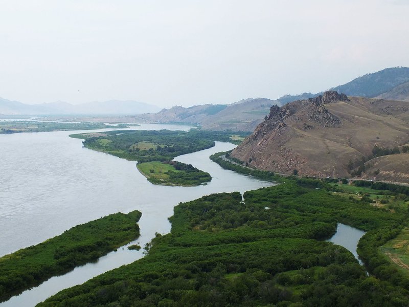 Река Селенга приток Байкала
