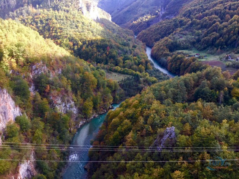 Каньон реки тары Черногория зимой