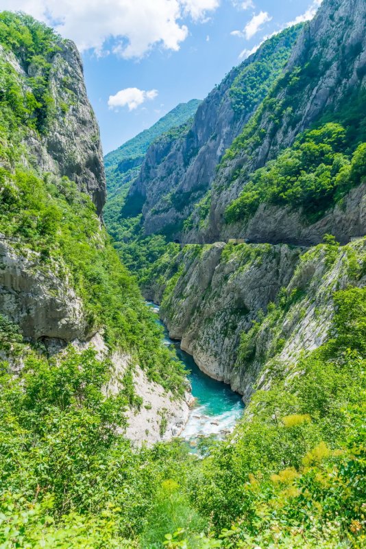 Река Зета Черногория