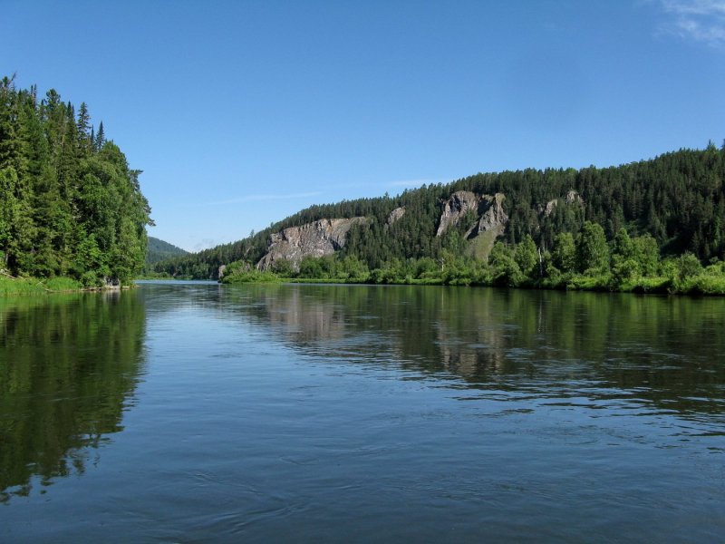Река Кан Красноярский край