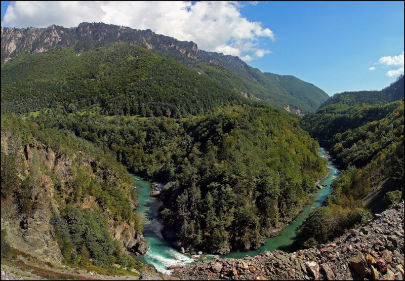 Долина реки тара Черногория