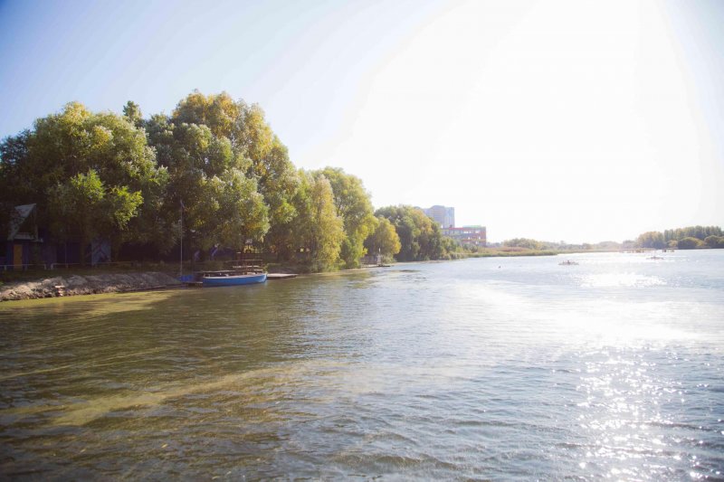 Река Свияга и Волга
