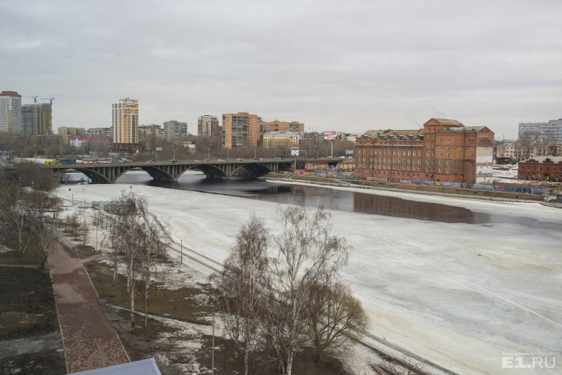 Набережная реки Исеть Екатеринбург
