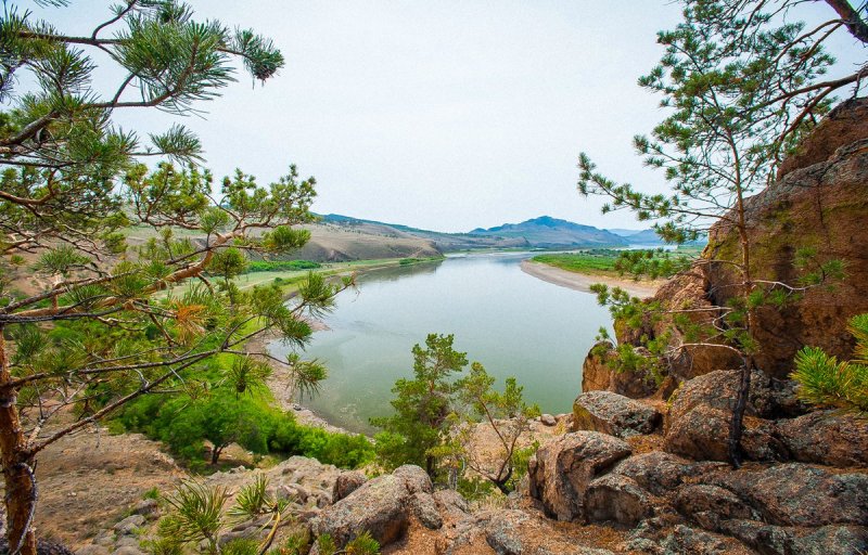 Река Селенга Байкальский заповедник