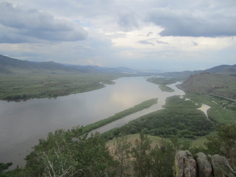 Бурятия река Селенга Дельта Селенги у Байкала