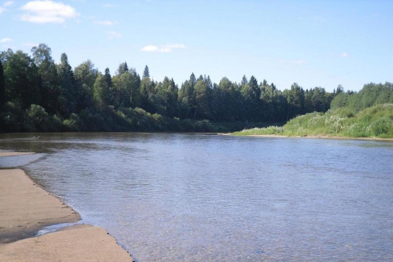 Река Унжа Костромская область