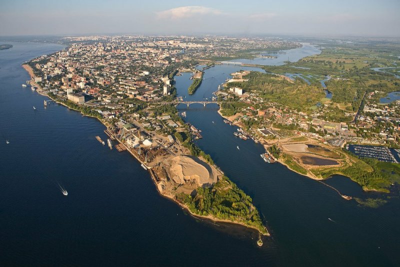 Волга река с Зольное