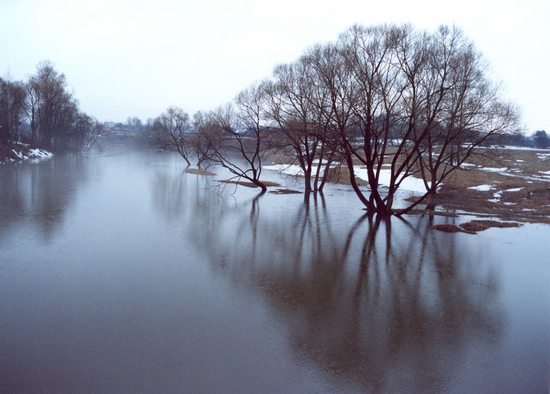 Река Истра весной