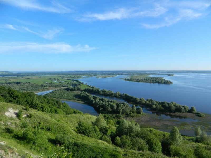 Река Волга Чебоксары