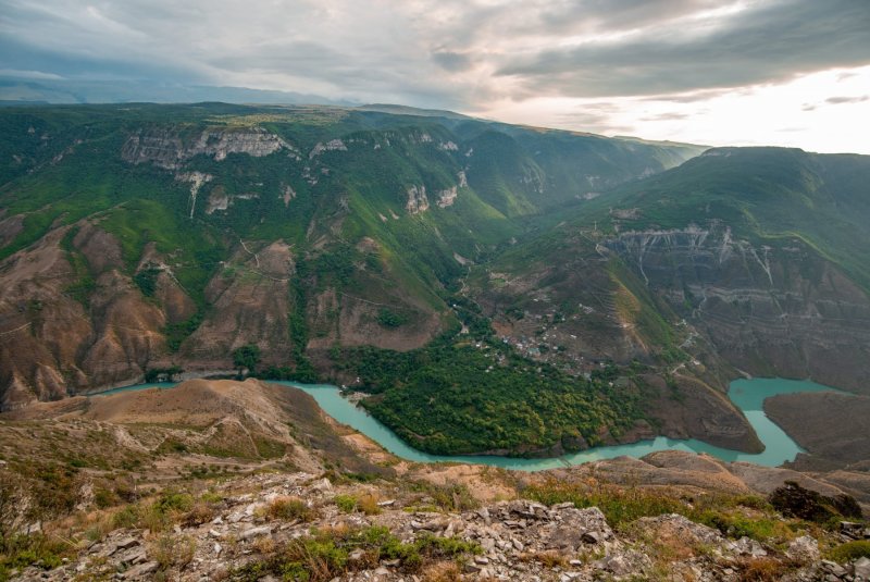 Горы Дагестана Сулакский каньон