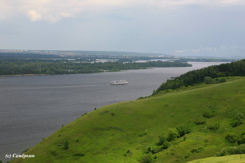 Река Волга Чебоксары
