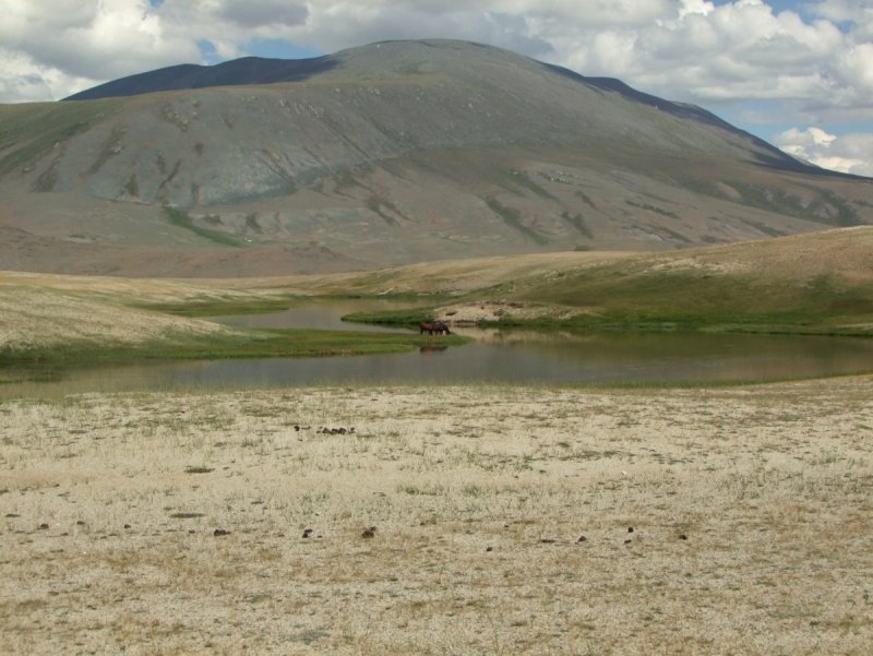 Монголия горное озеро Даян нуур