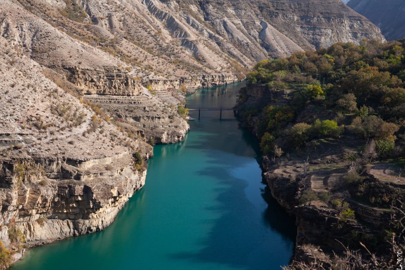 Сулакский каньон водохранилище