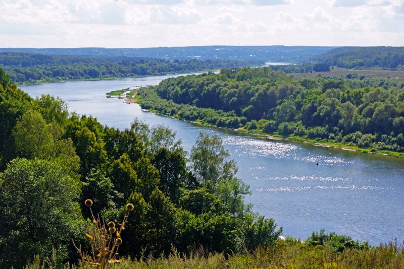 Река Ока в Калужской области