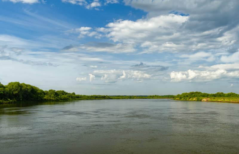 Река Ока в Сибири