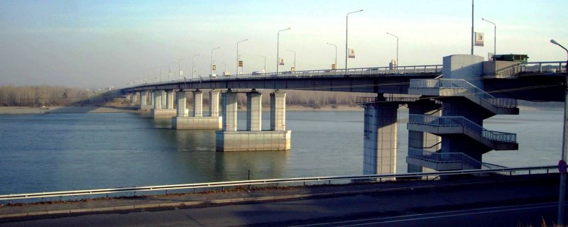 Дмитриевский мост Новосибирск