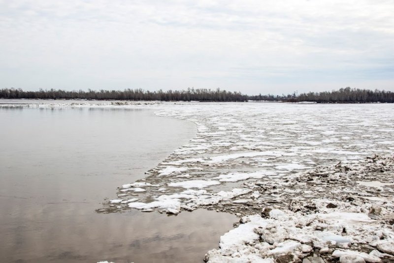 Барнаул река Обь залив ковш