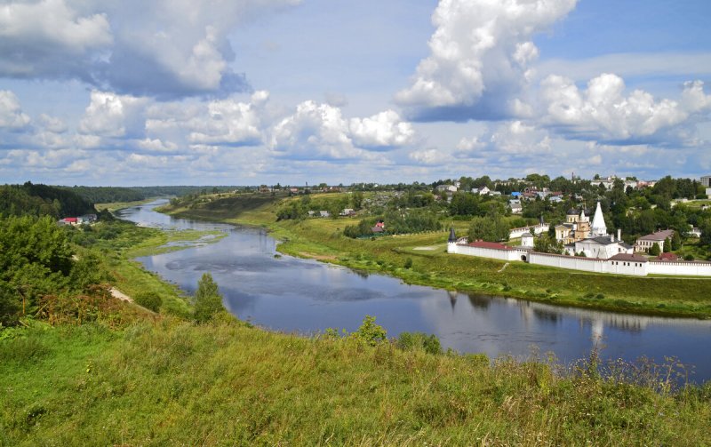 Река Волга Кимры