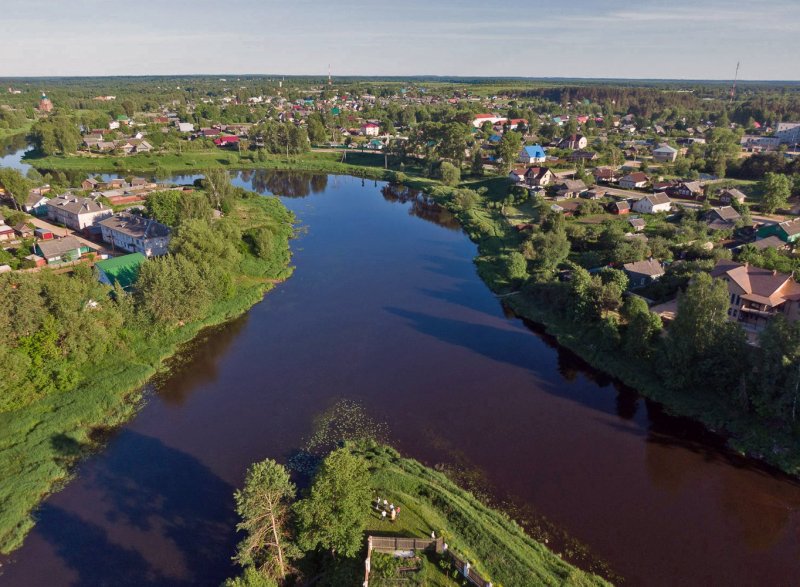 Волга Рыбинское водохранилище