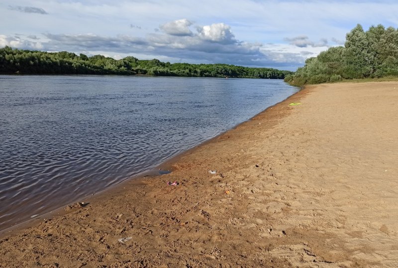 Река Ока в Шилово