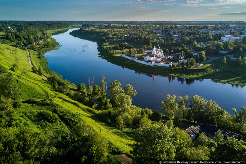 Река Волга - Кимры - белый городок