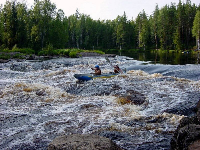 Река Сяпся Карелия