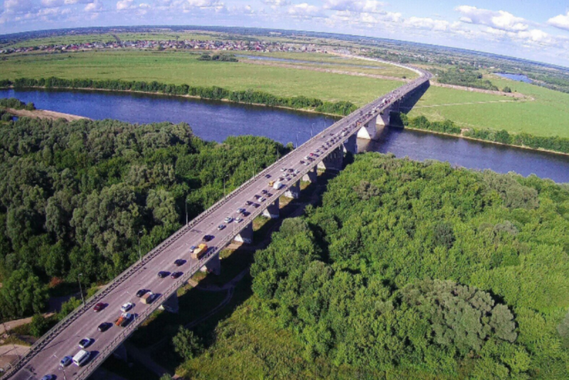 Солотчинский мост Рязань