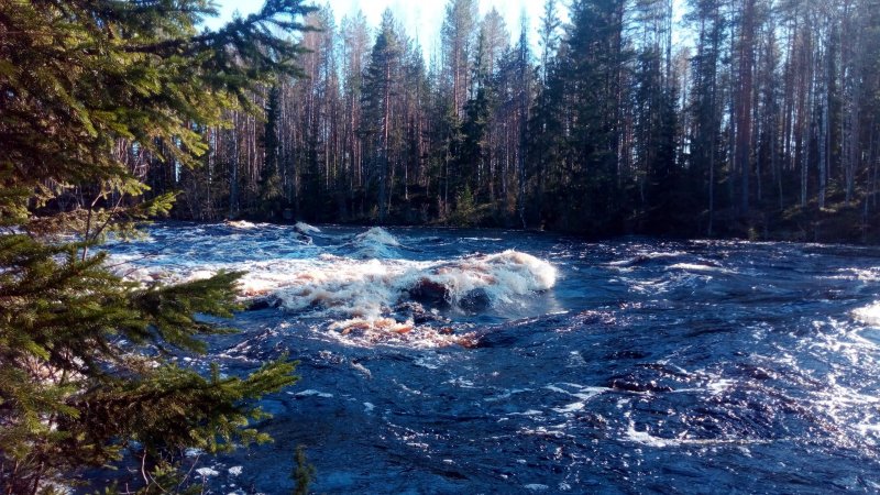 Река Чирка-Кемь Карелия