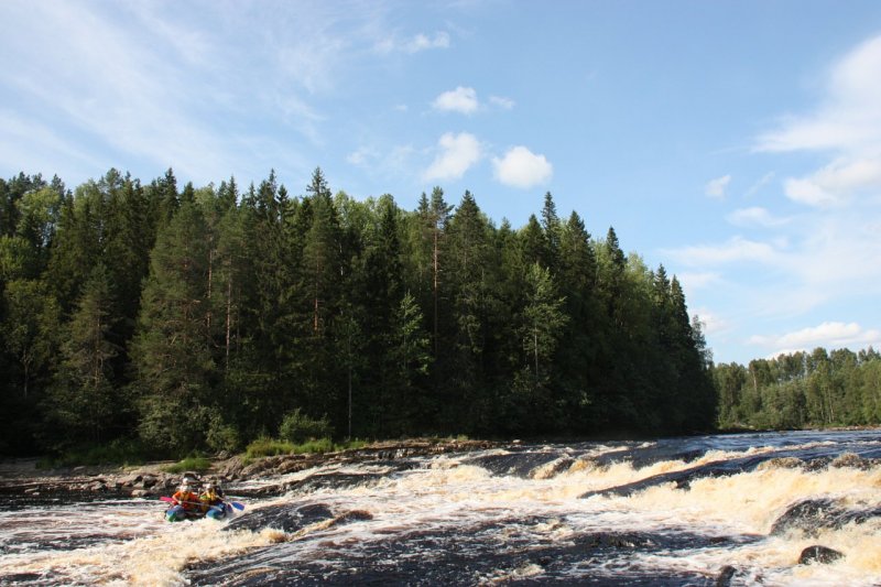Река Шуя порог Кеняйкоски