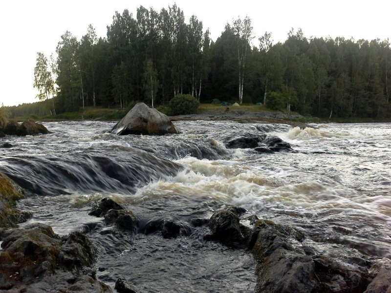 Сплав по реке Шуя в Карелии