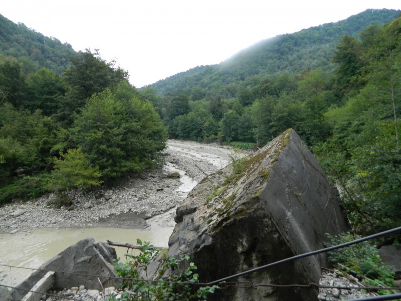 Долина реки Аше Лазаревское мост