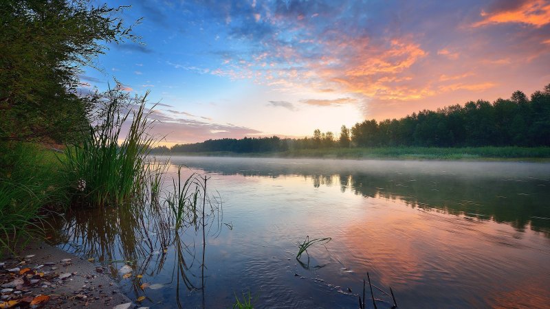 Рассвет Урал озеро