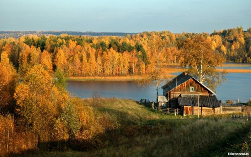 Кенозерский парк Архангельская осенью