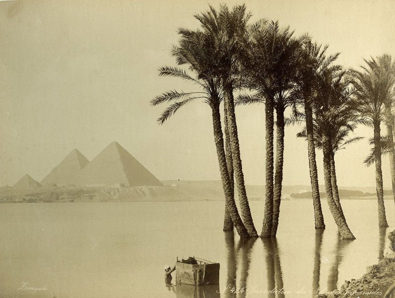 Древний Египет Нил разлив