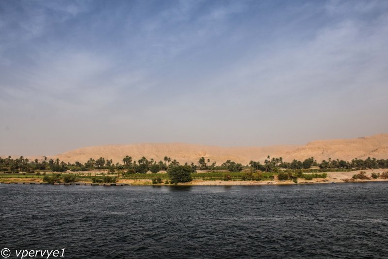 Разлив реки Нил в Египте