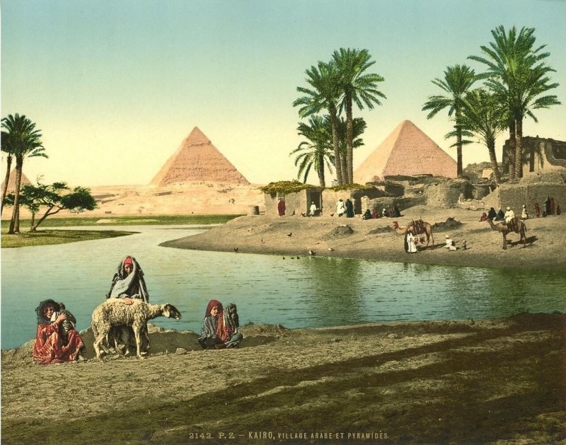 Разлив Нила в древнем Египте