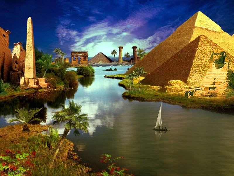 Древнеегипетская река Нил