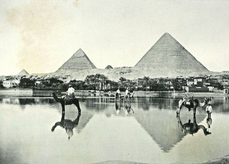 Древний Египет пирамиды Нил