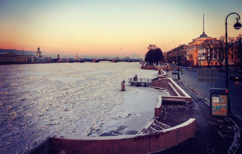 Зима в Петербурге Нева