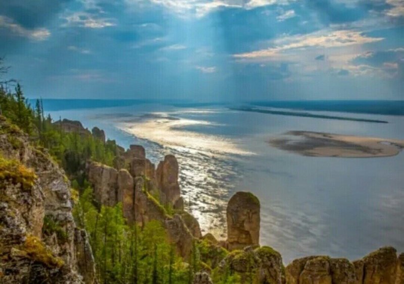 Иркутская область река Ленские щеки