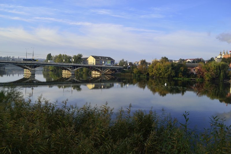 Река Луга Победовский мост