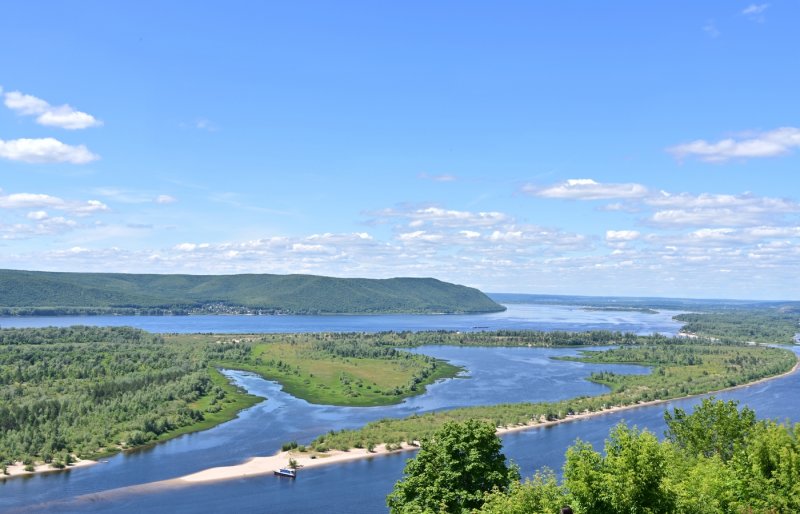 Зареченск река Волга