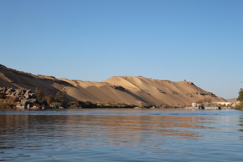 Египет река Нил водохранилище