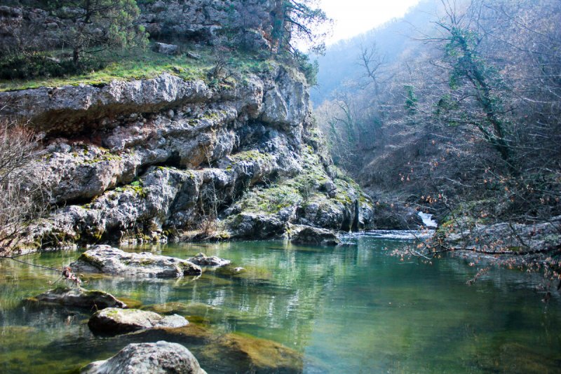 Чернореченский каньон Крым