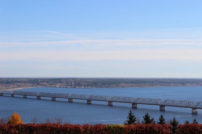 Ульяновск вид на мост